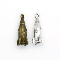 10PCS Rocket Charms,3D Pendants,2 Colors Available-RS955