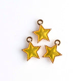 10PCS Enamel Star Charms 5 Colors Available-RS963