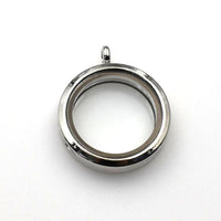 1PCS Round Floating locket Pendant,4 Colors Availabe-TS006