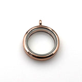 1PCS Round Floating locket Pendant,4 Colors Availabe-TS006