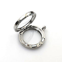 1PCS Round Floating locket Pendant,4 Colors Availabe-TS006