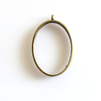 5PCS Simple Oval Metal Frame 3 Colors Available-TS156