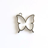 5PCS Butterfly Charms Metal Frame 3 Colors Available-TS198