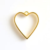 5PCS Heart Metal Frame 3 Colors Available-TS215