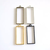 5PCS Strip Rectangular Metal Frame 4 Colors Available-TS225