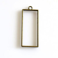 5PCS Strip Rectangular Metal Frame 4 Colors Available-TS225