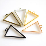 5PCS Triangle Metal Frame 5 Colors Available-TS235