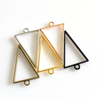 5PCS Triangle Metal Frame 5 Colors Available-TS235