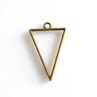 5PCS Triangle Metal Frame 5 Colors Available-TS235