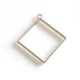 5PCS Big Rhombus Metal Frame 3 Colors Available-TS264