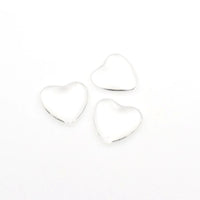 10PCS Heart Transparent Glass Cabochons-B105