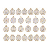 A set of letters,Double Sided Enamel Charms,8 Colors Available-RS1213