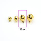 40PCS Round Bell Charms 6mm To 12mm,4 Colors Available-RS205