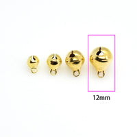 40PCS Round Bell Charms 6mm To 12mm,4 Colors Available-RS205