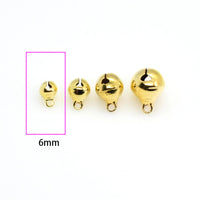 40PCS Round Bell Charms 6mm To 12mm,4 Colors Available-RS205