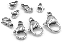 10PCS Stainless Steel Clasps,6 Size Available-S1052