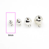 40PCS Round Bell Charms 6mm To 12mm,4 Colors Available-RS205